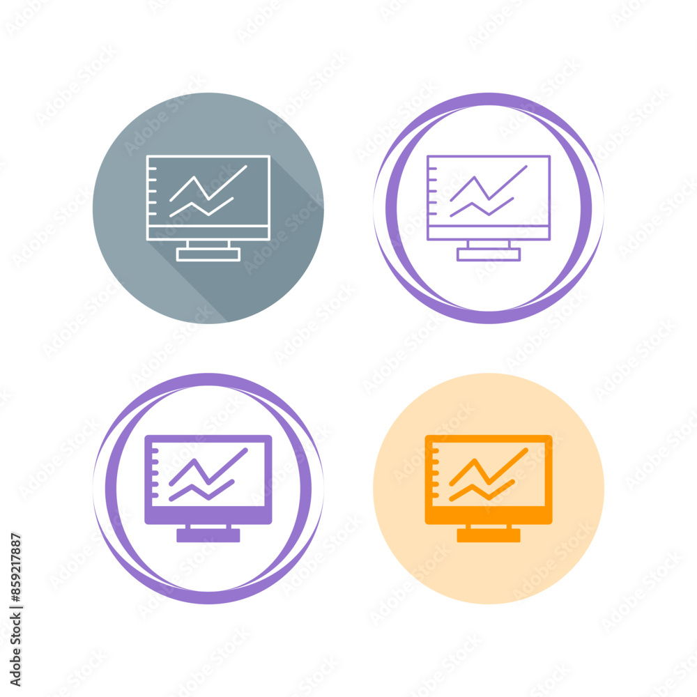 Monitoring Vector Icon Monitoring Vector Icon