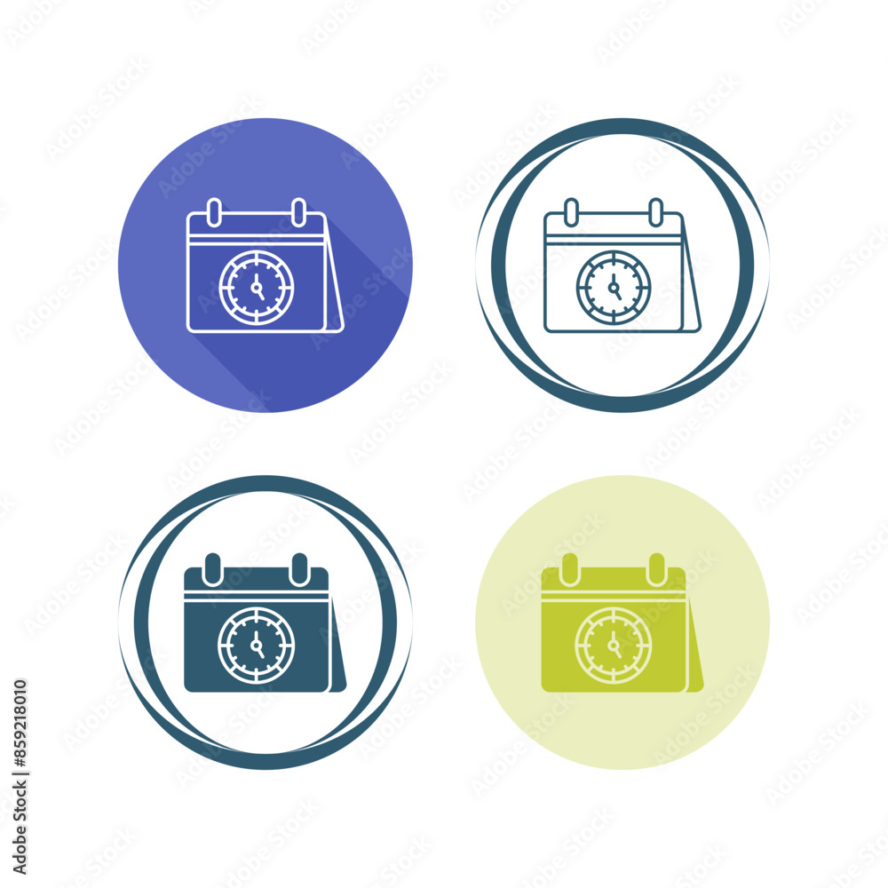 Schedule Vector Icon Schedule Vector Icon