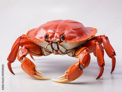 A Portrait of a crab on an isolated background photo