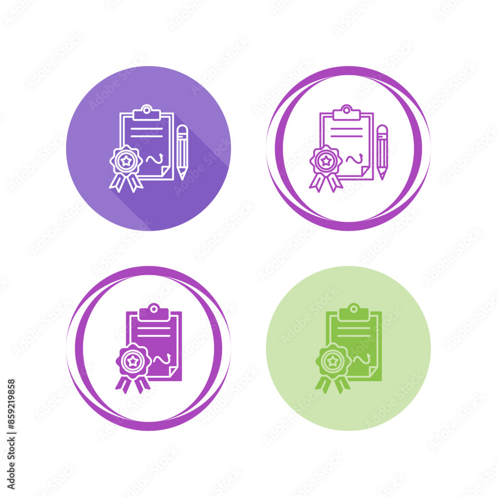 Contract Vector Icon Contract Vector Icon