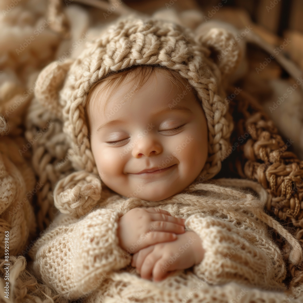 a newborn baby smiling a newborn baby smiling