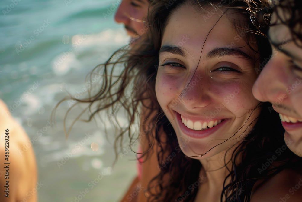 People in connection with nature, enjoying beautiful summer spring day weekend, made with Generative AI tools People in connection with nature, enjoying beautiful summer spring day weekend, made with Generative AI tools