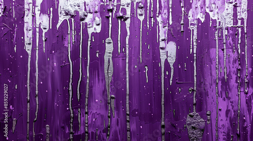 Purple dripping paint abstract grunge texture background