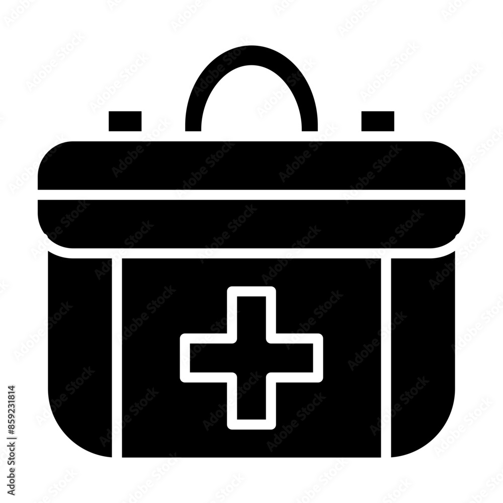 Obraz premium First Aid Kit Glyph Icon