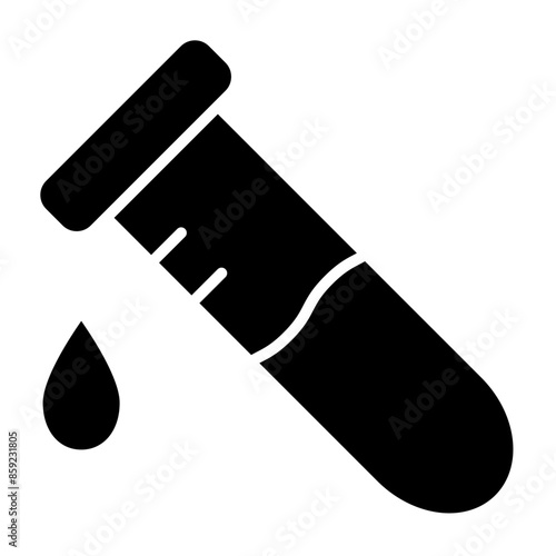 Blood Test Glyph Icon