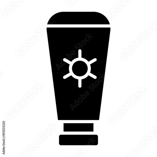 Sunscreen Glyph Icon