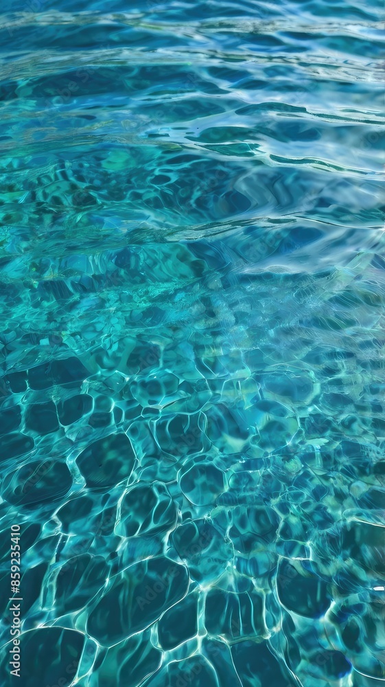 clear water, showing the blue and green beneath the surface clear water, showing the blue and green beneath the surface