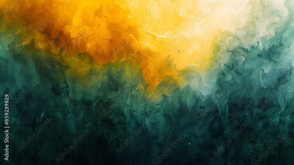 Abstract Fluid Art with Vibrant Yellow and Deep Green Tones Creating a Dynamic and Captivating Visual Experience Abstract Fluid Art with Vibrant Yellow and Deep Green Tones Creating a Dynamic and Captivating Visual Experience