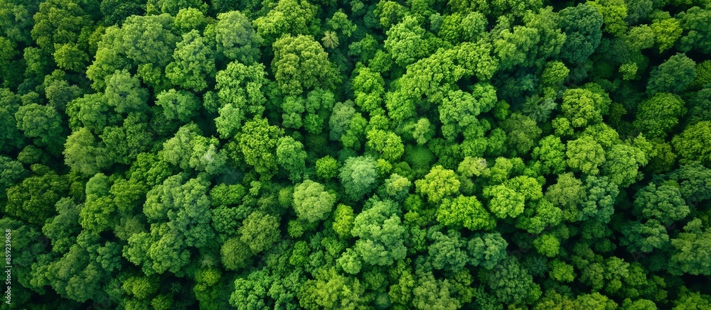 Summer in forest aerial top view. Mixed forest, green trees. Natural park, top view. Drone shoot above colorful green trees in nature Summer in forest aerial top view. Mixed forest, green trees. Natural park, top view. Drone shoot above colorful green trees in nature