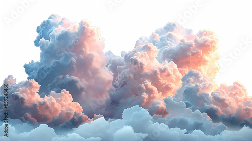 Dramatic Cumulus Clouds.