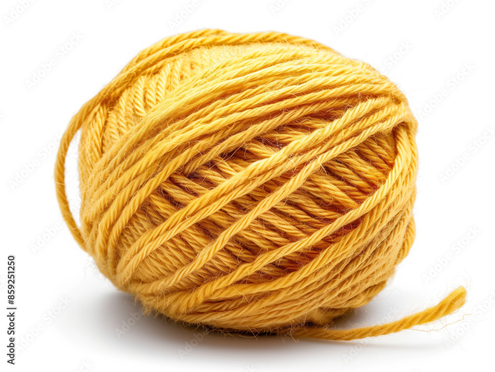 Colorful yarn isolated on white background. Created with Generative AI technology. Colorful yarn isolated on white background. Created with Generative AI technology.