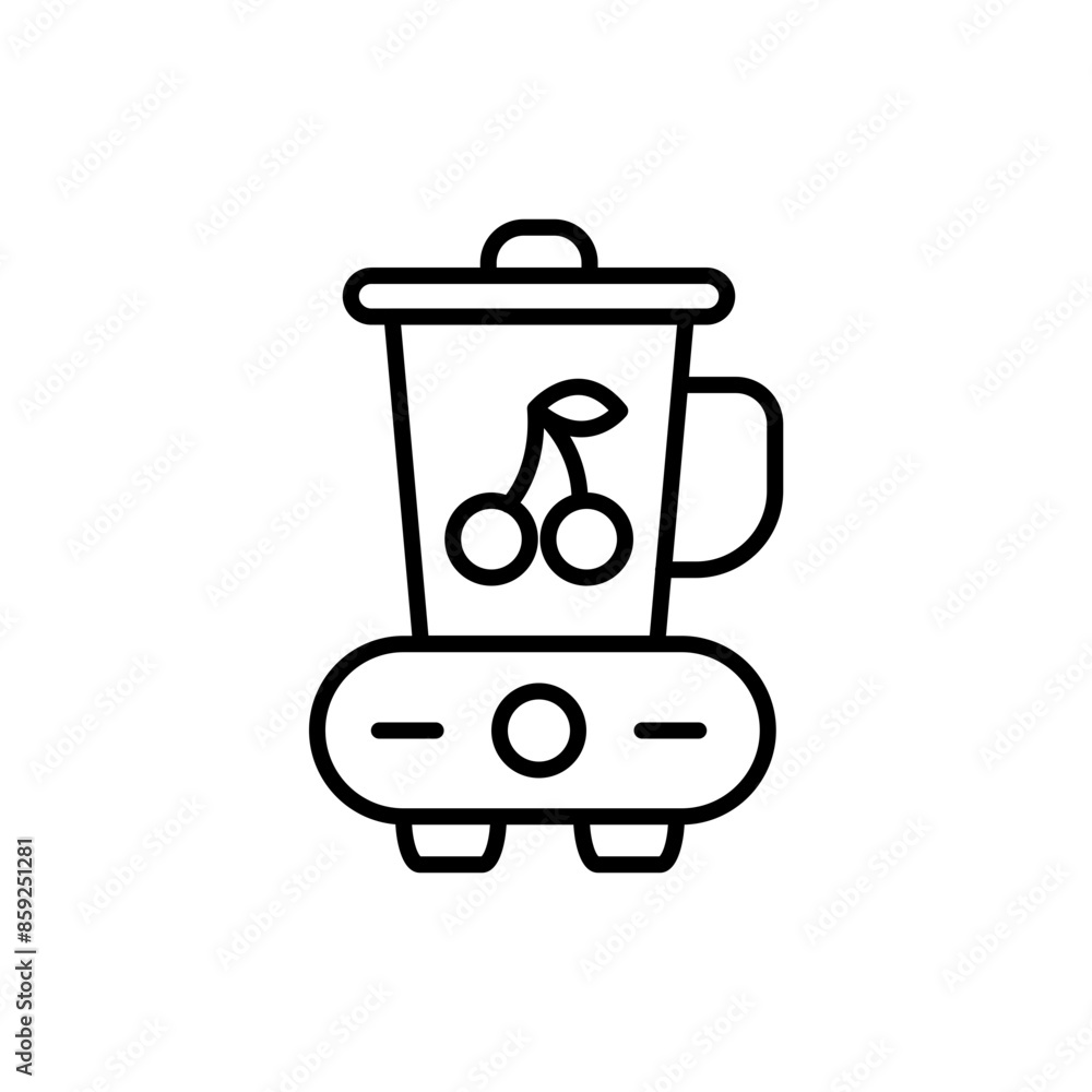 Cherry juice outline icons, minimalist vector illustration ,simple transparent graphic element .Isolated on white background Cherry juice outline icons, minimalist vector illustration ,simple transparent graphic element .Isolated on white background