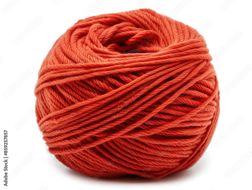 Colorful yarn isolated on white background. Created with Generative AI technology. Colorful yarn isolated on white background. Created with Generative AI technology.