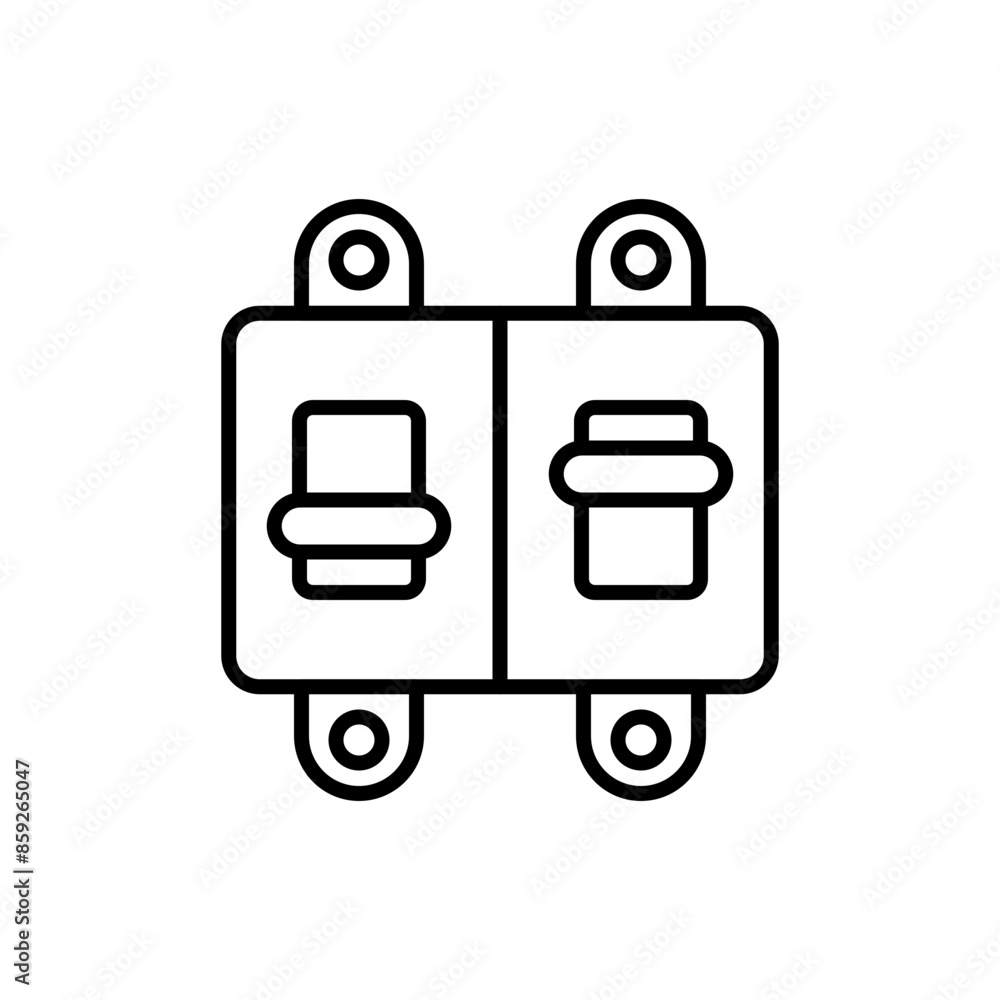 Switch outline icons, minimalist vector illustration ,simple transparent graphic element .Isolated on white background Switch outline icons, minimalist vector illustration ,simple transparent graphic element .Isolated on white background