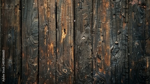 Charred Wooden Plank Texture