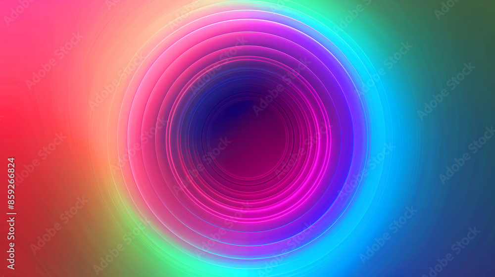 A colorful circle with a rainbow inside. The circle is surrounded by a rainbow and the colors are bright and vibrant A colorful circle with a rainbow inside. The circle is surrounded by a rainbow and the colors are bright and vibrant