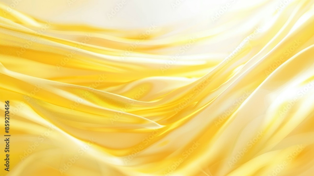 Blurred yellow abstract background on white surface Blurred yellow abstract background on white surface