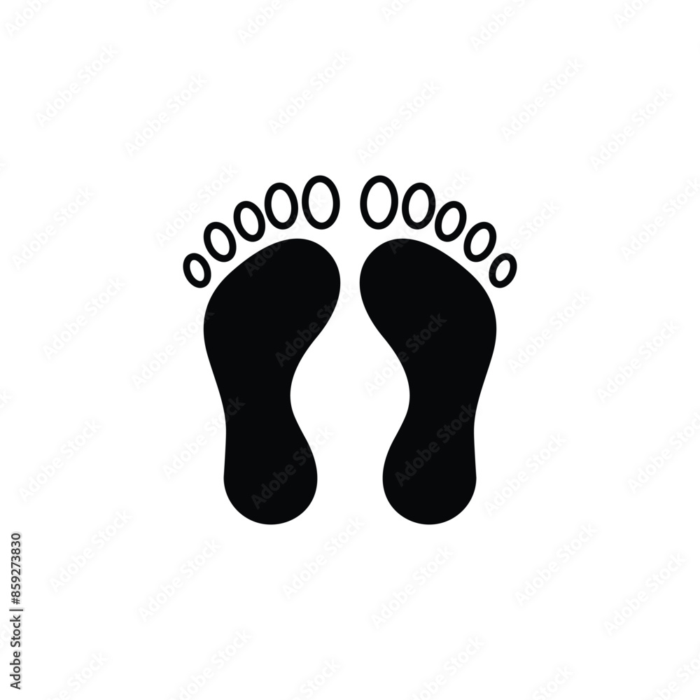 gait analysis icon design with white background stock illustration gait analysis icon design with white background stock illustration