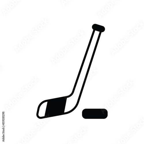 Photography Hockey vector icon