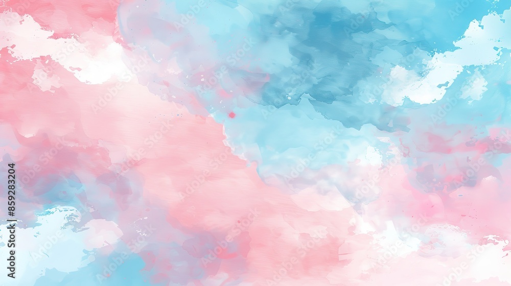 Beautiful Soft Pink and Blue Watercolor Background with Pastel Clouds, Perfect for Design Projects. High-Resolution Vector Graphic in Watercolor Illustration Style with Hyperrealistic and Hyperdetaile Beautiful Soft Pink and Blue Watercolor Background with Pastel Clouds, Perfect for Design Projects. High-Resolution Vector Graphic in Watercolor Illustration Style with Hyperrealistic and Hyperdetaile