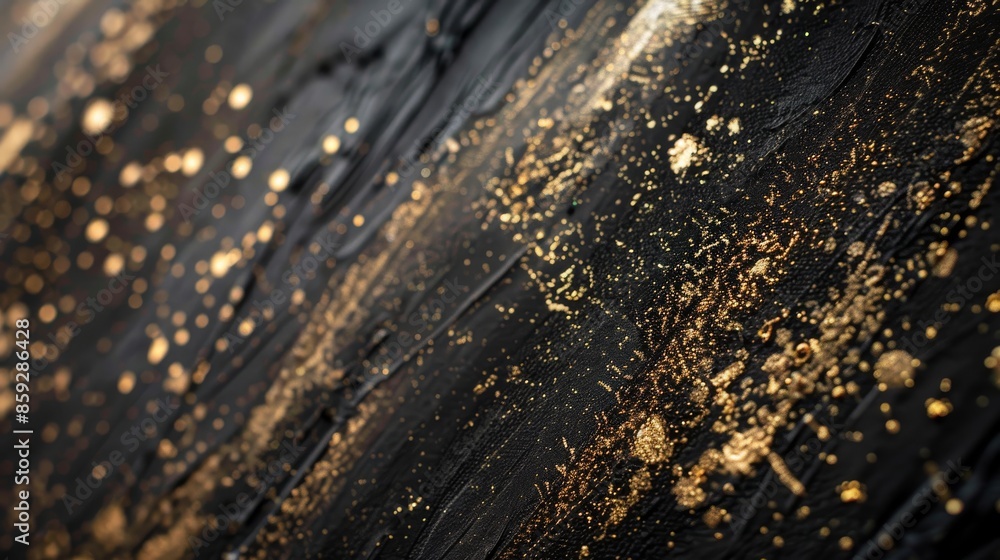 Black and Gold Abstract Art Background Black and Gold Abstract Art Background