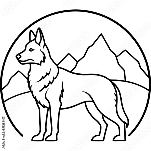 Dog breeds coloring pages