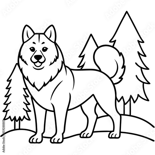 Dog breeds coloring pages