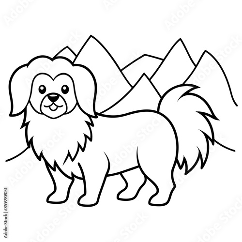 Dog breeds coloring pages