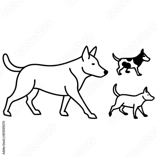 Dog breeds coloring pages