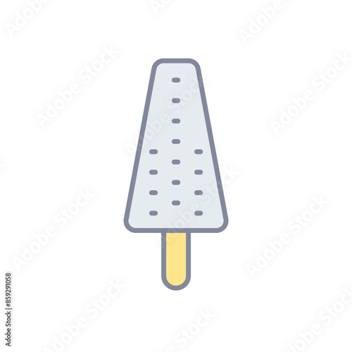 Malai kulfi vector icon