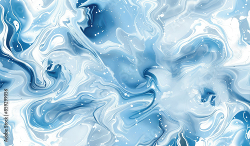 Blue water background. Created with Ai