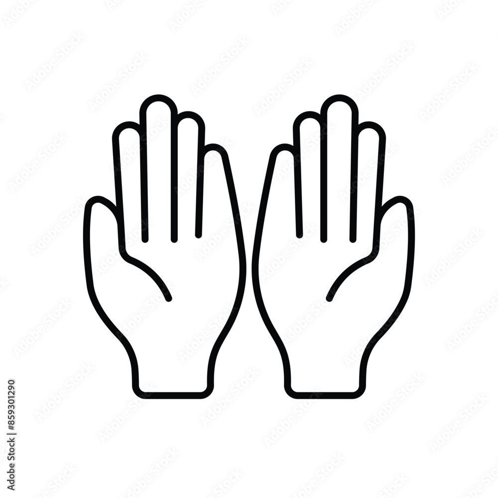 Prayer vector icon Prayer vector icon