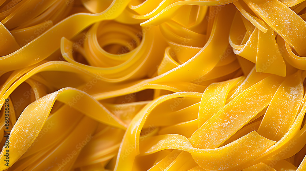 Seamless pattern of fettuccine pasta Seamless pattern of fettuccine pasta