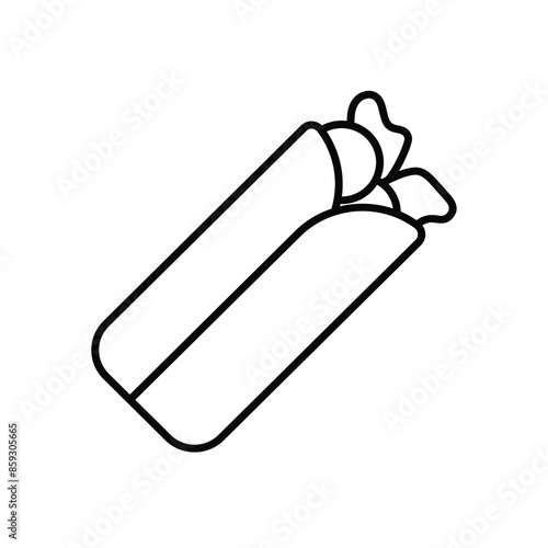 Shawarma vector icon