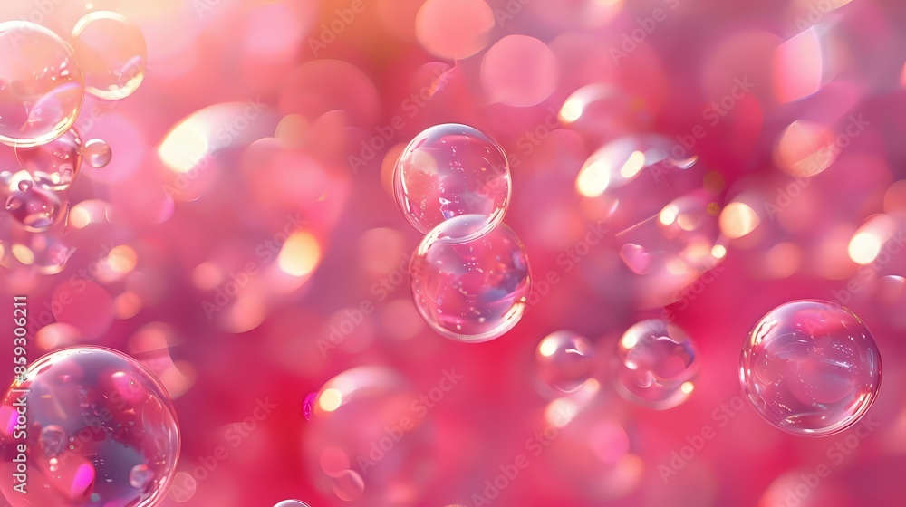 an elegant background of pink bubbles an elegant background of pink bubbles
