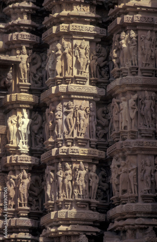 INDIA KHAJURAO KANDARIJA MAHADEVA TEMPLE photo