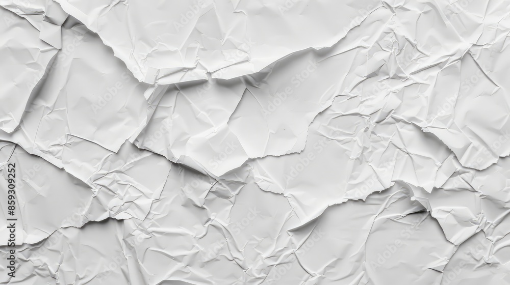 Fototapeta premium Abstract white paper texture up close