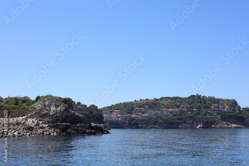beautiful view of the sea and rocks in Amasra (Turkey) © UMIT