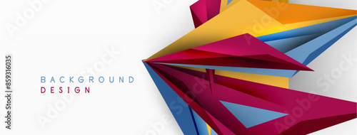 Minimal geometric abstract background. Low poly dynamic triangle design. Trendy techno business template for wallpaper, banner, background or landing Free Download Minimal geometric abstract background. Low poly dynamic triangle design. Trendy techno business template for wallpaper, banner, background or landing - GFXLoad