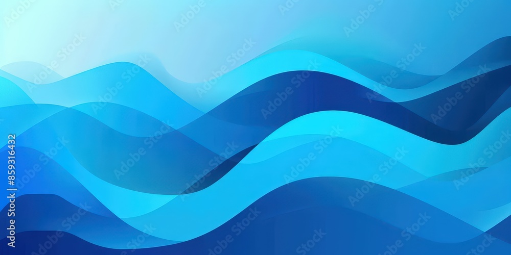 Abstract Blue Wave Background Abstract Blue Wave Background