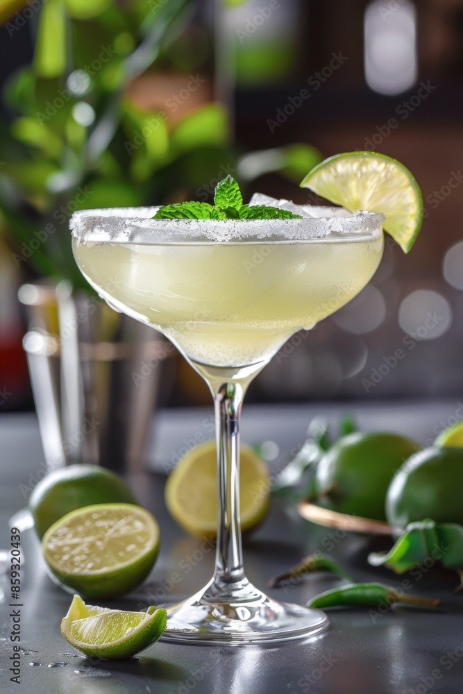 the most elegant, the most beautiful, delicious Margarita cocktail , elegant, Close-up the most elegant, the most beautiful, delicious Margarita cocktail , elegant, Close-up