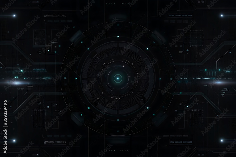 Fototapeta premium background , sci fi baground,black high-tech baground , digital baground 