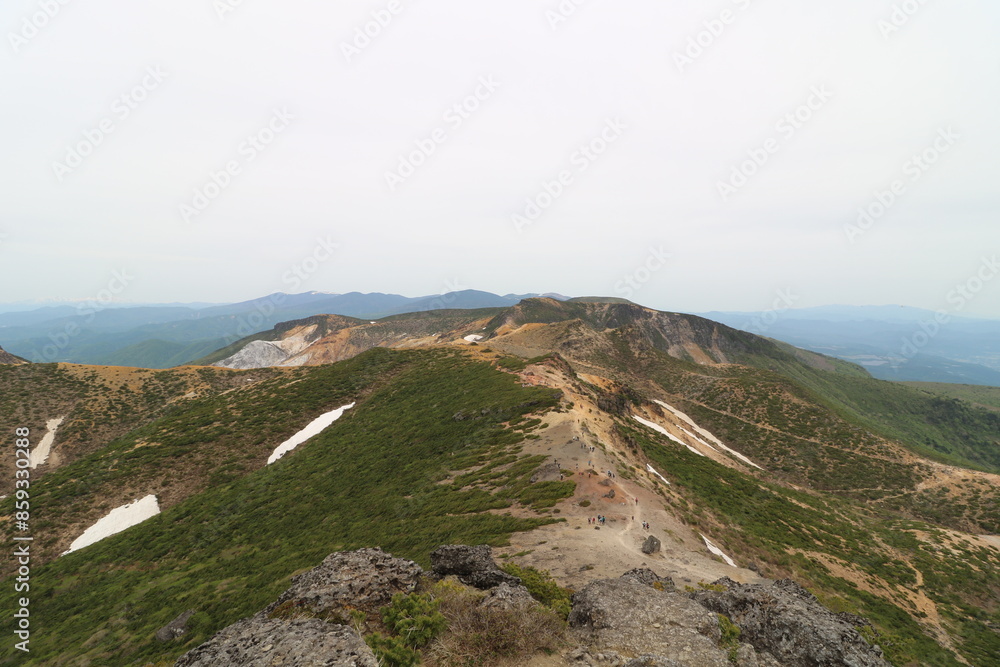 2024年5月の福島県の安達太良山の山開き 2024年5月の福島県の安達太良山の山開き