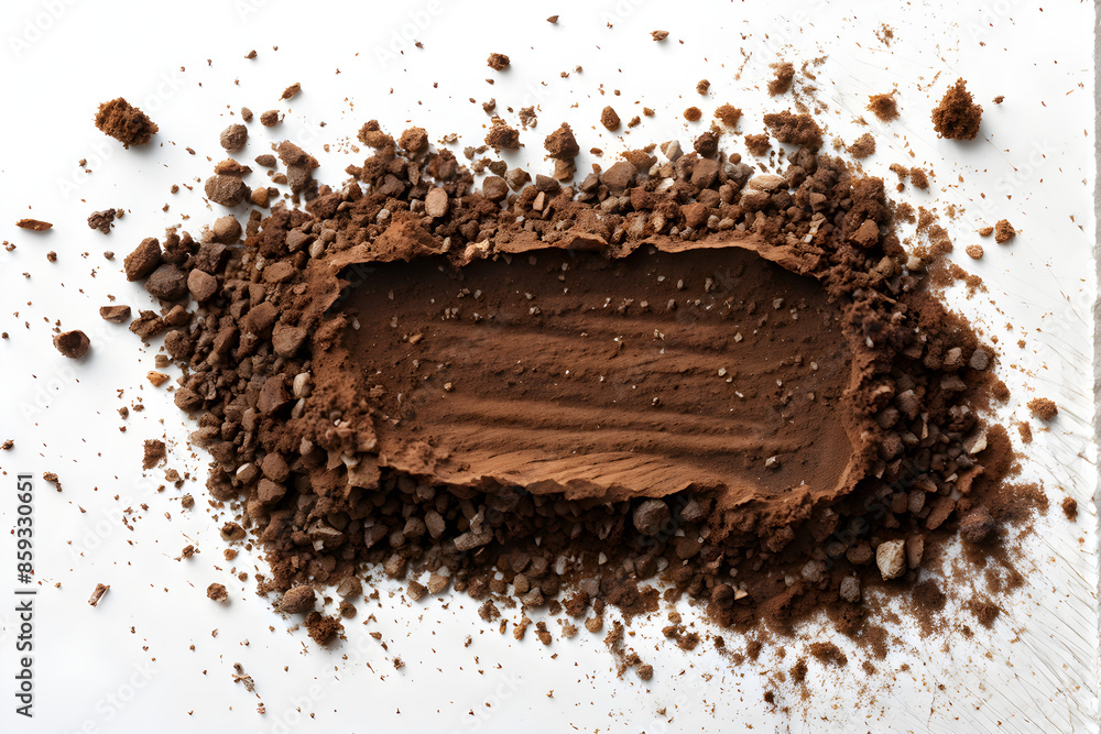 Soil patch texture isolated. Earth Day Soil patch texture isolated. Earth Day