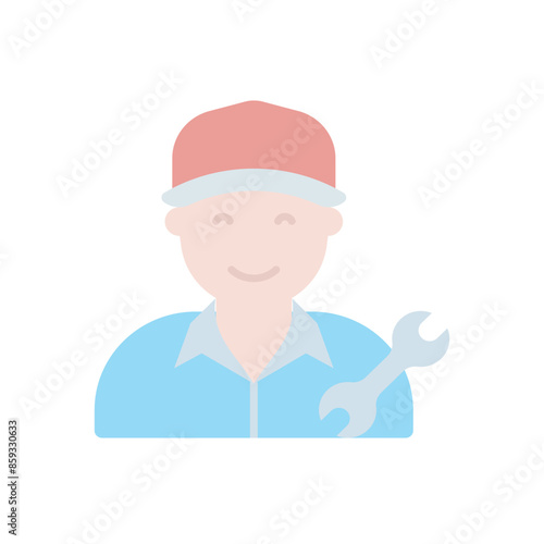Mechanic vector icon