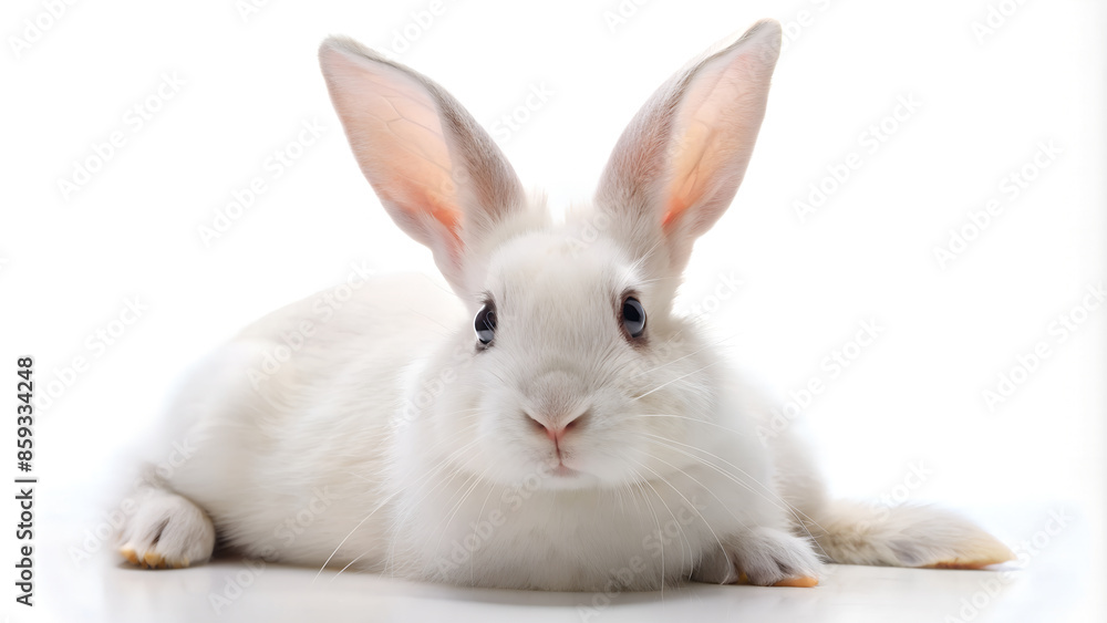 Rabbit on a white background. Rabbit on a white background.