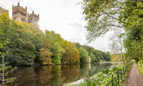Durham Cathedral viewed from River Wear, Durham, England, UK © Paul Maguire