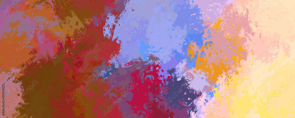 Fototapeta premium colorful background, brush strokes Background, colorful brush strokes, multi color background, Color Brush Strokes.