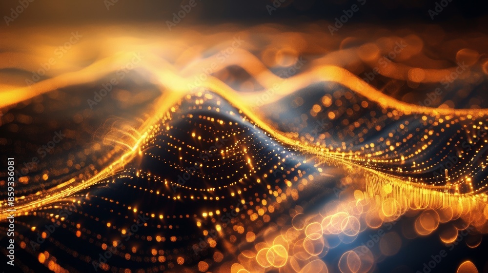 Luminous dots connected by glowing lines, creating an abstract constellation. Luminous dots connected by glowing lines, creating an abstract constellation.