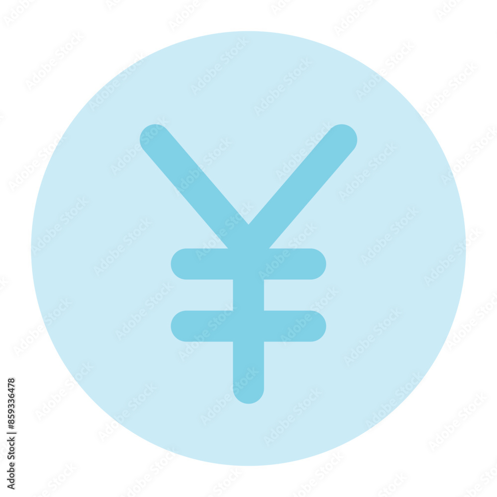 yen icon for illustration yen icon for illustration